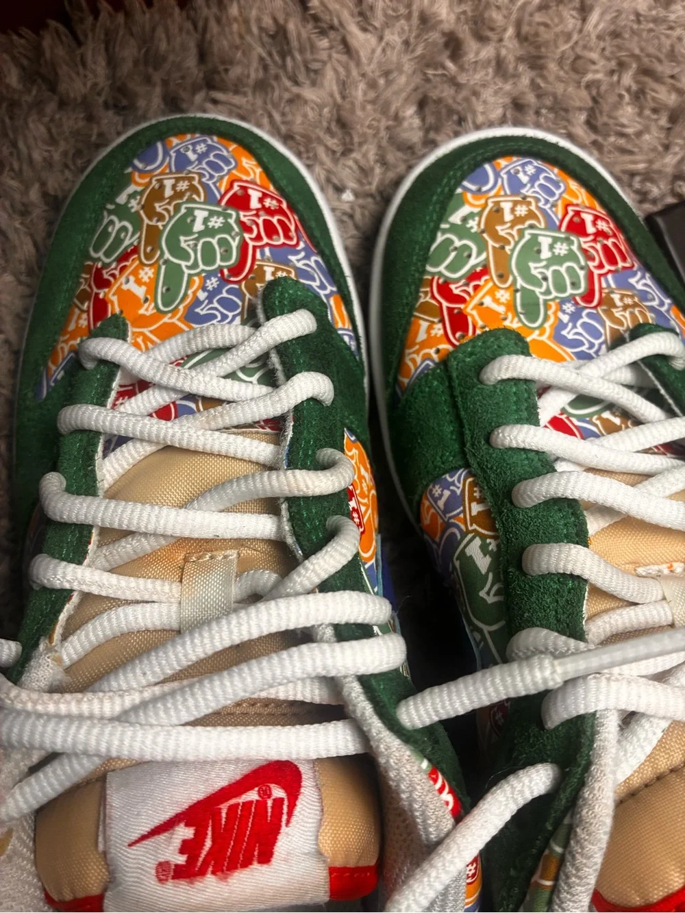 Nike Dunk Low “Foam Finger”. Rare and pristine pair of dunks you need to have.